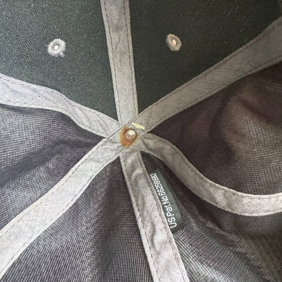 John Deere Stretch Fit Cap Hat Gray Black Mesh Trucker Farm Logo Baseball Dad Ca - Picture 5 of 8